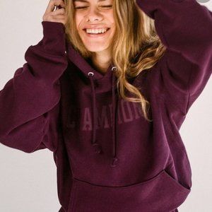 Champion UO Exclusive Reverse Weave Hoodie, Purple, Size S